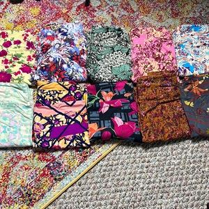 LuLaRoe Floral Leggings OS